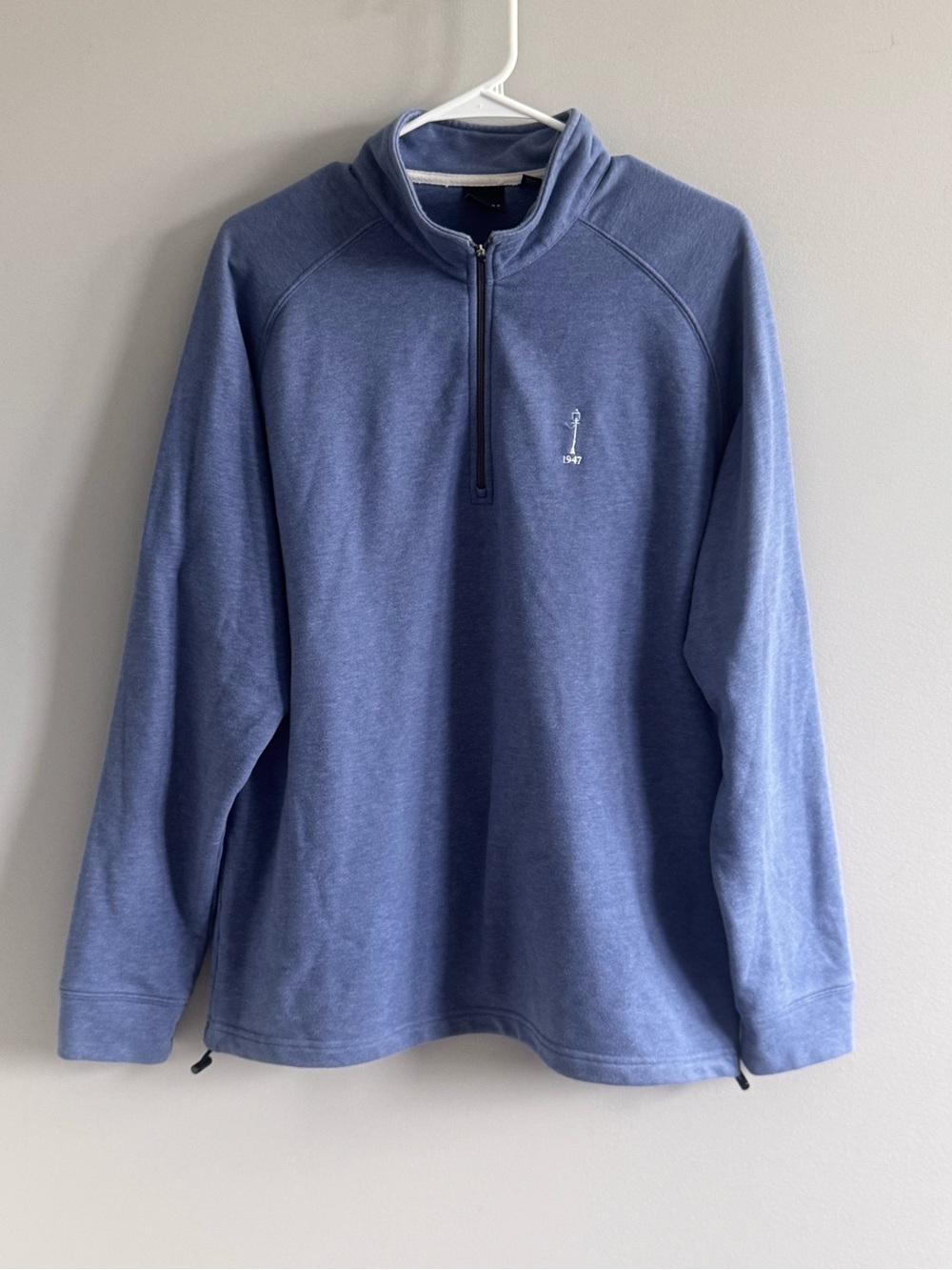 Dunning Golf 1947 Blue Quarter Zip Pullover Men’s Large